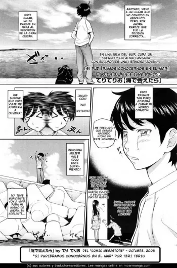 [Teri Terio] Umi de Aetara | Si Pudiéramos Conocernos en el Mar (COMIC Megastore 2008-10) [Spanish] [Drako D. Dark] [Decensored] manga cover
