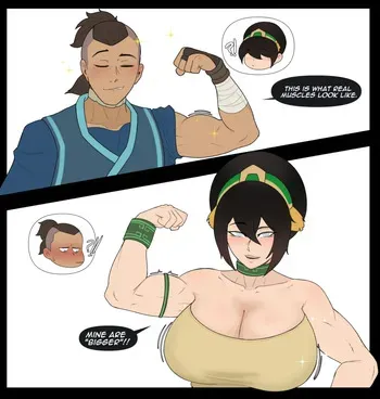 [Escriba] Toph x Sokka (Avatar The Last Airbender) manga cover