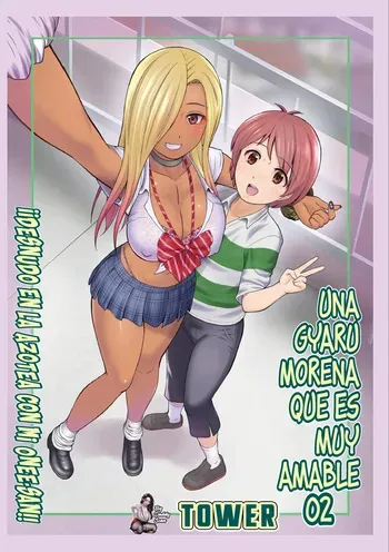 [ToWeR] Honto wa Yasashii Kuro Gal no Onee-san 02｜Una Gyaru Morena Que Es Muy Amable 02 (WEB Ban COMIC Gekiyaba! Vol. 172) [Spanish] [BigDaddy Scan] manga cover