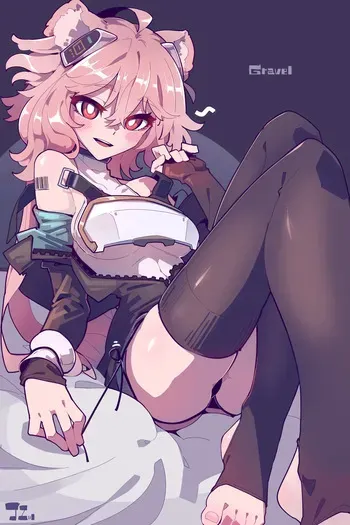 Arknights Gravel commission collection manga cover