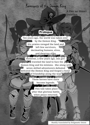 Remnant of the Demon King manga cover