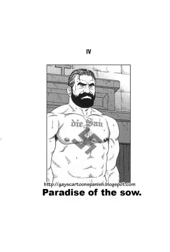 Gengoroh Tagame - Paradise of Sow - Spanish - Yaoi Bara manga cover
