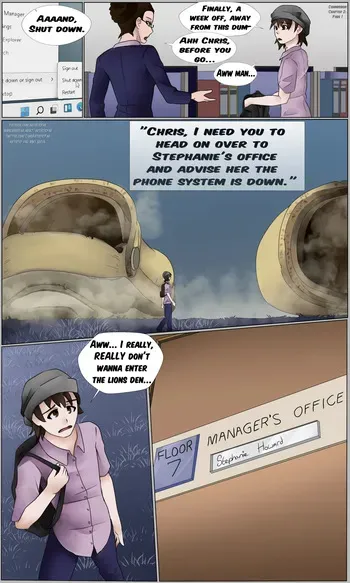 [Artistic-Pad] Chris Button's Week Off manga cover