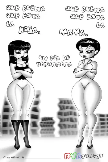 [RVAComics] Que buena que esta la hija, que buena que esta la mama - Un dia de pedorrera manga cover