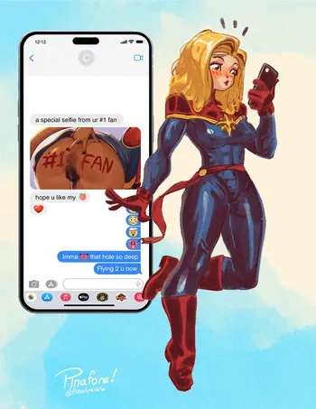 [Pinafore] Ms. Marvel x Captain Marvel manga cover