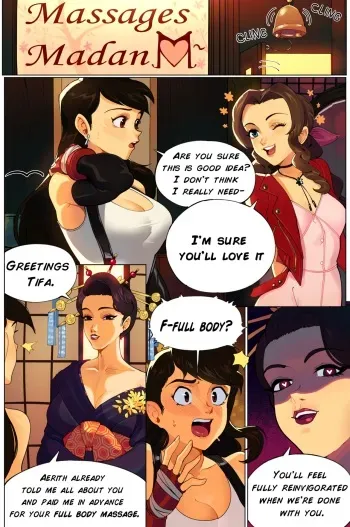 [Timbo Cactus] Tifa full body massage (Final Fantasy VII) manga cover