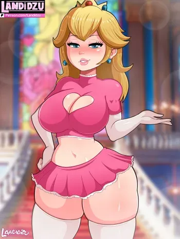[Landidzu] Princess Peach (Super Mario Bros) manga cover