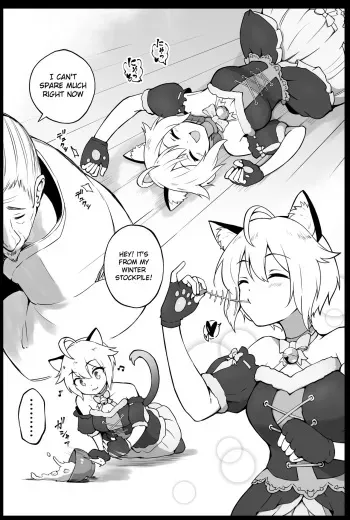 Mischievous cat and a breeding old geezer manga cover