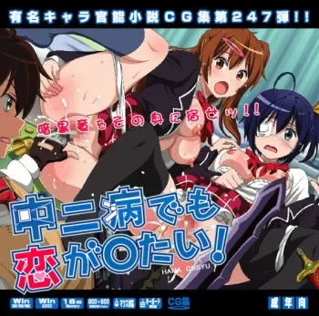 (SC59) [LolitaChannel] Yuumei Chara Kannou Shousetsu CG Collection No.247 中二病でも恋が○たい！ HaHa CG Syu (Chuunibyou Demo Koi ga Shitai!) manga cover