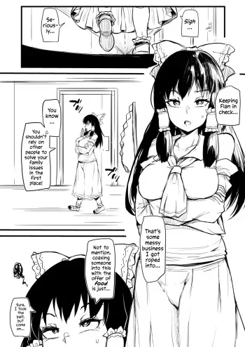 [Makin] Futanari Flan-chan Ga Reimu O Choukyou Suru Manga | Futanari Flan-chan Training Reimu (Touhou Project) [English] [Solas] manga cover
