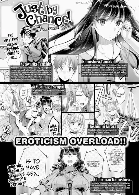 Just by Chance! Chapter 2 ~Tamazuri City's (Sex) Industry Reform Academy~ manga cover