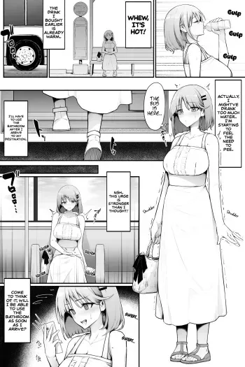 She just spilled her water, right? manga cover