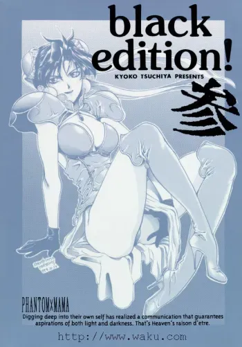 [PHANTOM×MAMA (Tsuchiya Kyouko)] black edition! 3 (Street Fighter) manga cover