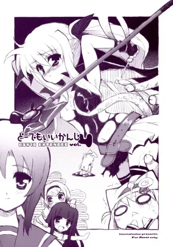 (C70) [Black Shadow (Sacchi)] BS#10 EXTENDED Do demo ii kanji vol.4 (Mahou Shoujo Lyrical Nanoha) manga cover