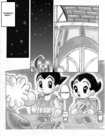 Astro girl doujin manga cover
