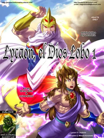 [Locofuria, Bruno Díaz, anime-pixxx] Lycaon, El Dios Lobo 1 (Saint Seiya) (Spanish) [kalock] manga cover