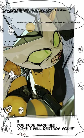 Jenny Wakeman (My Life as a Teenage Robot) + Queen Vexus (futa) manga cover