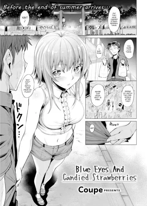 Blue Eyes and Candied Strawberries manga cover