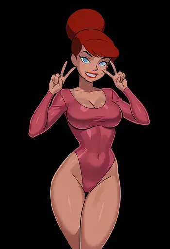 Freemale - Barbara Gordon in Lex Luthor cage (AI Generated) SunsetRiders7 Style manga cover