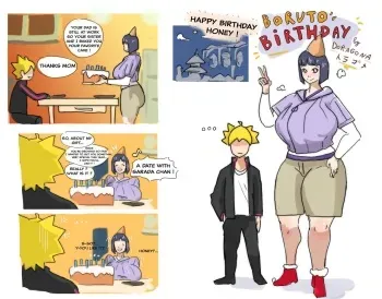 Boruto's birthday by Doragona twitter manga cover