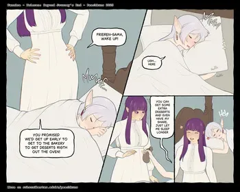 [Peachkuns] The real reason Frieren likes sleeping in 🥱💤 (Frieren: Beyond Journey's End) manga cover