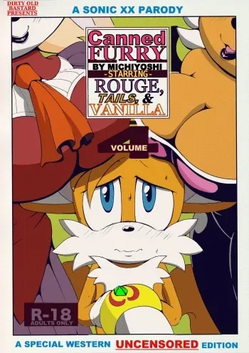 CANNED FURRY VOLUME 4. SPECIAL COLORED & UNCENSORED WESTERN EDITION manga cover
