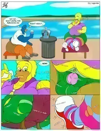 [50percentgrey] Ducks Poolside Growth manga cover