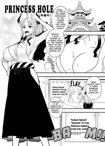 [Doro Noujou (Dorota Bou)] PRINCESS HOLE (One Piece) [English] manga cover