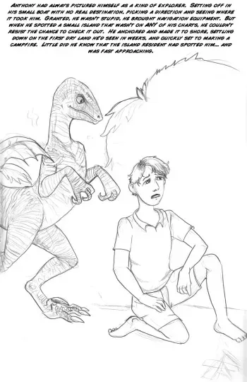 [Arania (Brandon Ondrasek)] Velociraptor Transformation manga cover