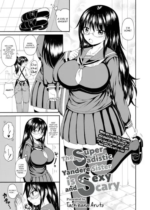 The Super Sadistic Yandere Sister Is Sexy and Scary manga cover