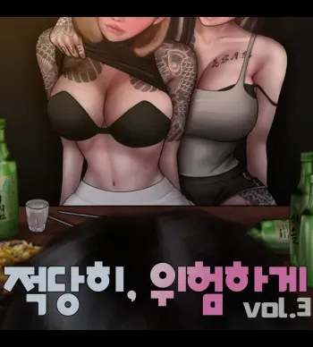 moderately risky 3 manga cover