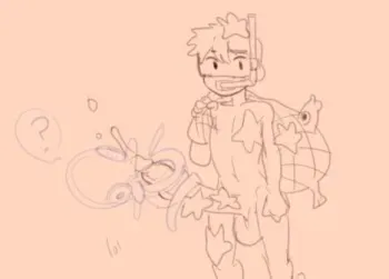 [LewdicrousArt] Scuba Diving manga cover