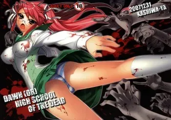(SC39) [Kashiwa-ya (Hiyo Hiyo)] DAWN (OR) HIGH SCHOOL OF THE DEAD (Gakuen Mokushiroku HIGHSCHOOL OF THE DEAD) [Russian] manga cover