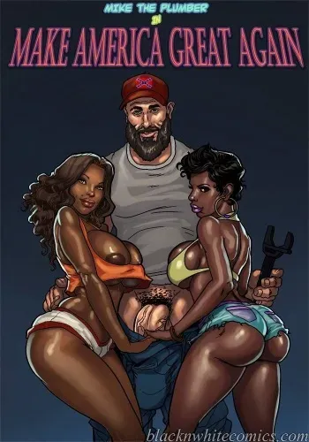BlacknWhitecomics - Make America Great Again manga cover