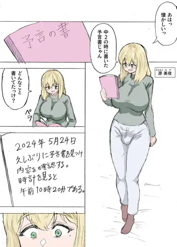 [Wasuresou na Namae] Yogen nōto ~ dōtei futanari no hāremu shotaiken ~ manga cover