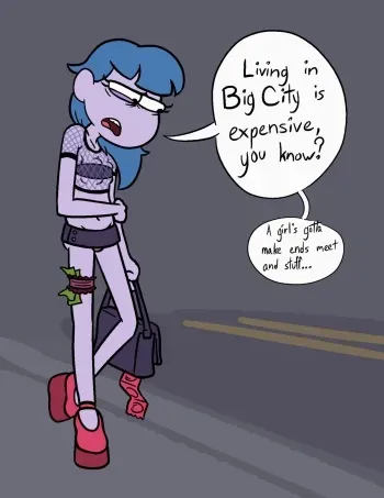[Pixxxel] Gloria in the Big City manga cover