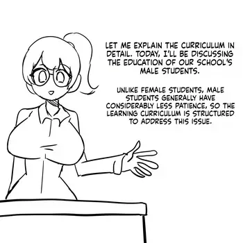 (Au79) (Pixiv) A school in a female-dominated society." manga cover