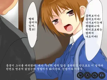 [Milk Boy (Kotoko)] Namaiki na Otouto o Josou Sasete Okashite Miru. [Korean] manga cover