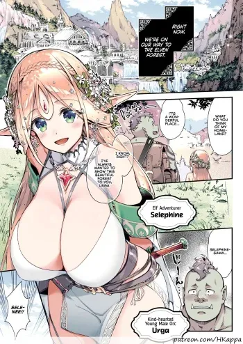 Oideyo! Midarana Elf no Mori manga cover