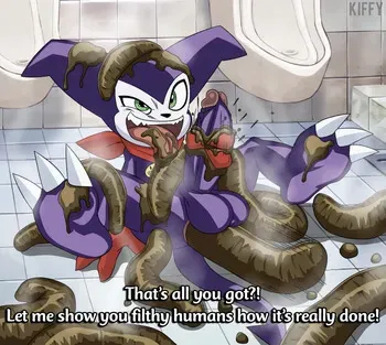 [Kiffy] Dirty Impmon (Digimon Tamers) manga cover