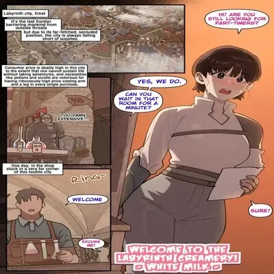 Welcome To The Labyrinth Creamery! -White Milk- [Original] manga cover