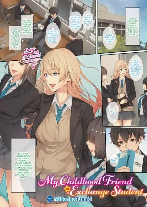 My Childhood Friend the Exchange Student manga cover