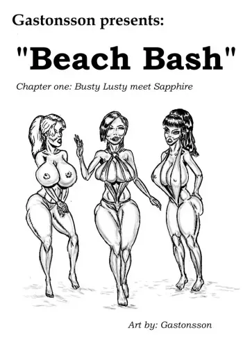 busty beach sexfight manga cover