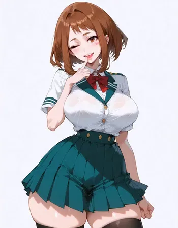 🌸~Lewd Waifu Laifu~🌸 [bonus✨] Uraraka Ochaco big set [AI Generated] manga cover