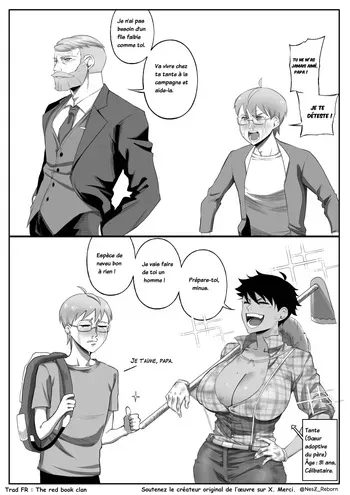 [NesZ] Napha - Tomboy Aunt Trad ( French ) manga cover