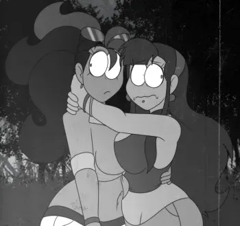 [ComicalWeapon] Pasta Massacre - Luna and Jess (+ Barbara and Amara) manga cover