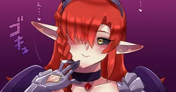 [Radeon] Spear-wielding succubus costume takeover and contamination manga cover