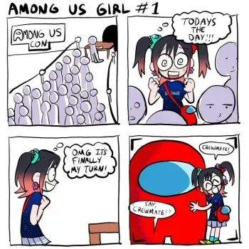 [Mimiyori] Among Us Girl manga cover
