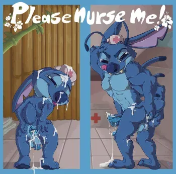 [Fuf] Please Nurse Me! (Lilo and Stitch) manga cover