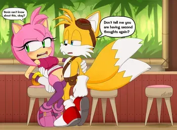[Excito] Amy Nailed in the Kitchen (Sonic the Hedgehog) manga cover